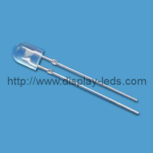 3 mm oval LED lamp in blue