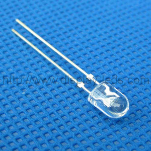 5 mm oval LED lamp in blue
