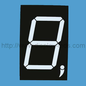 3 inch (76 mm) 7 segment LED Display with dual colors