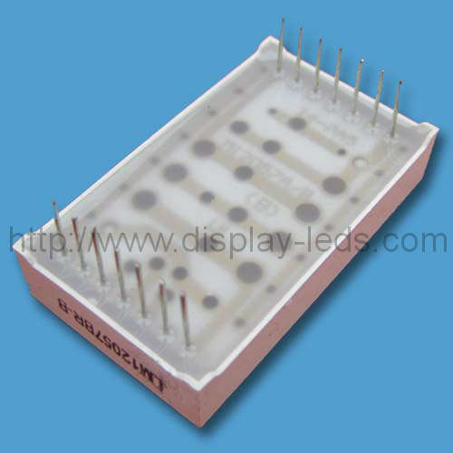1.2 inch 5x7 LED Dot Matrix with up and down gaps