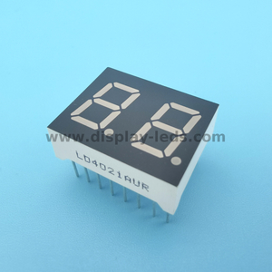LD4021A/B Series - 0.4 inch 2 digit 7 segment display with static circuit